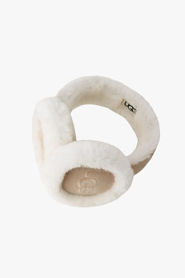 Sheepskin Embroidery Earmuff