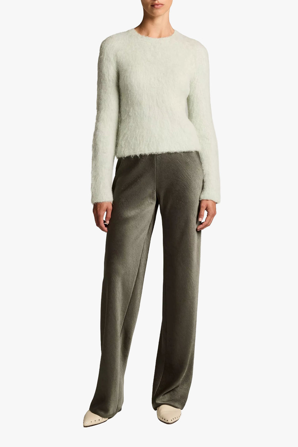 Collette High Waist Fluid Bias Pants