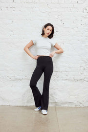 Ribbed Cropped Tee