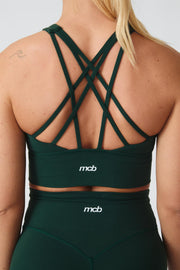 Strap Bra Dark Green