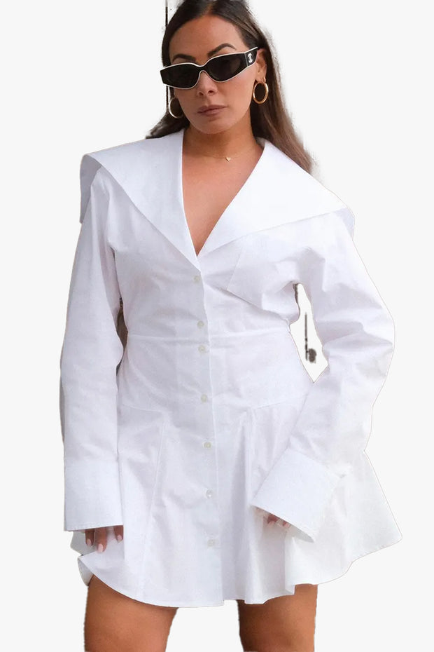 Poplin Shirt Dress