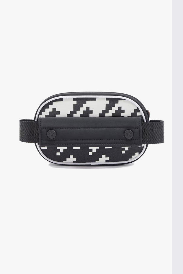 Houndstooth Star Belt Bag