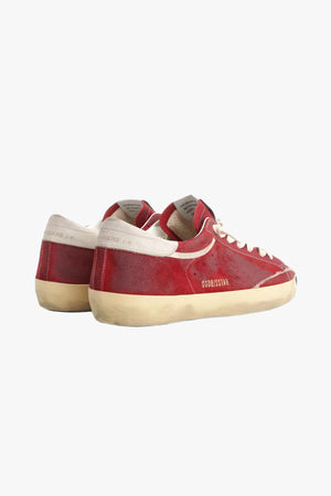 Super-Star Suede Upper Toe And Tongue Perforated Star Leather Heel