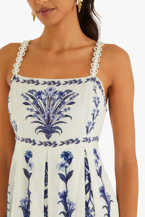 Flowers Arch Maxi Dress