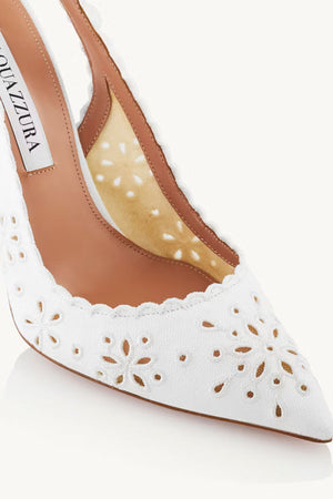 Broderie Bow Tie Pump 105