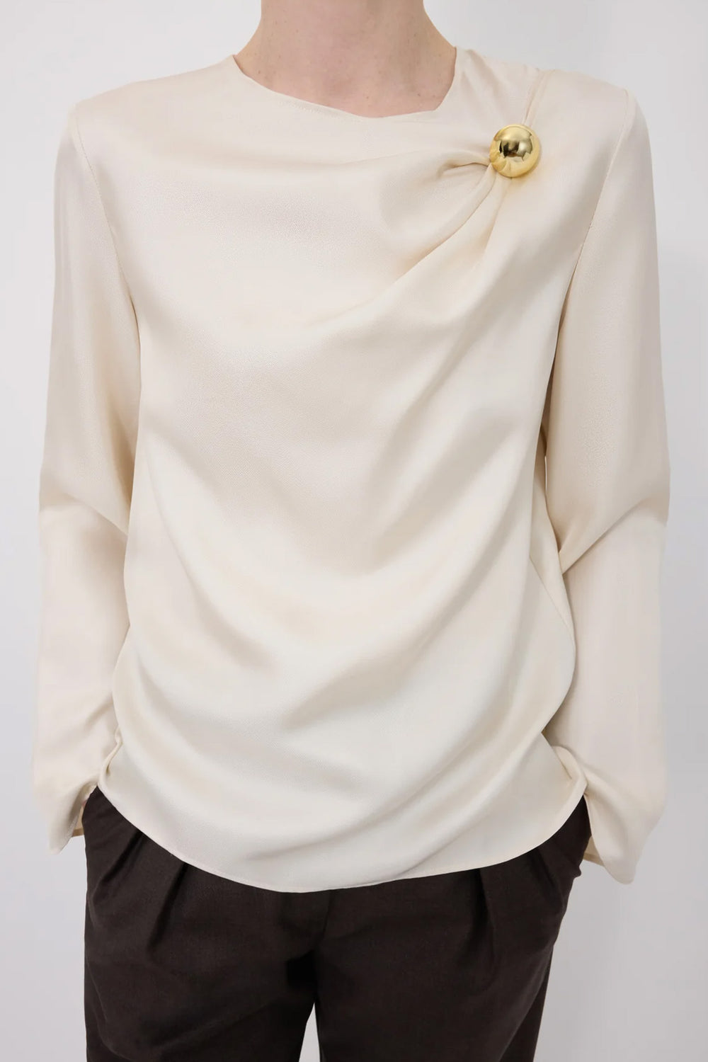 Azae draped blouse