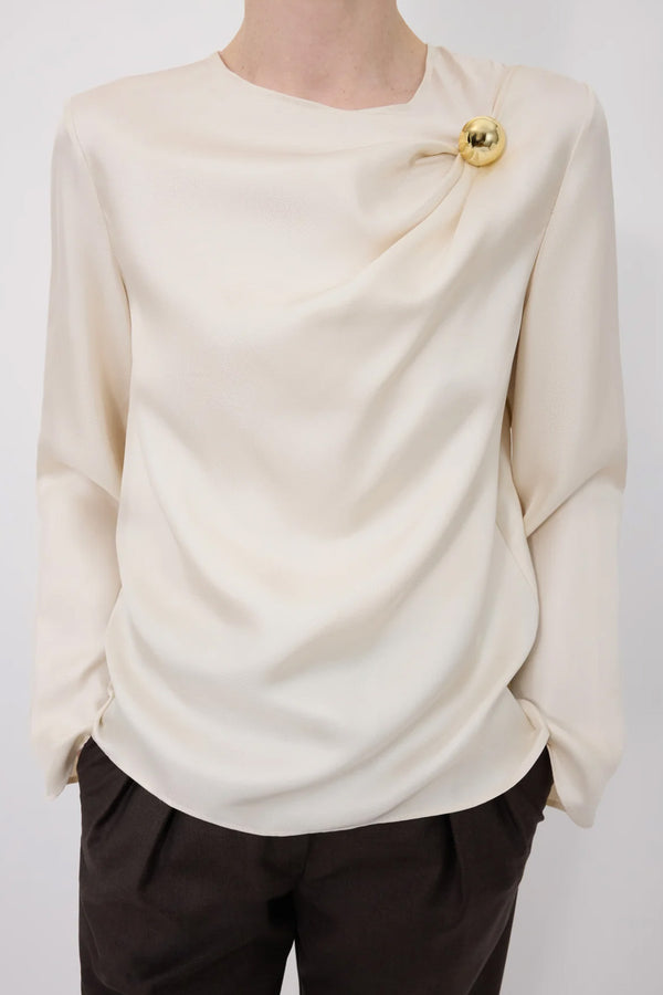 Azae draped blouse