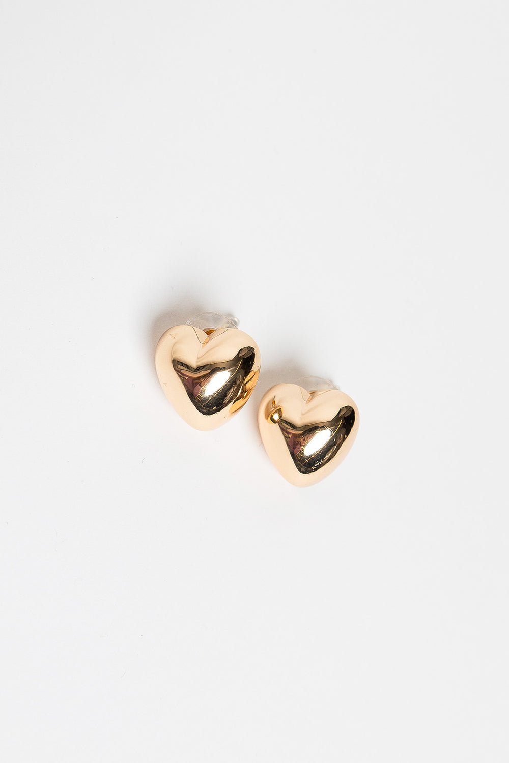 Diana Gold Heart Earrings