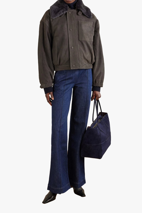 Relaxed Bomber Jacket