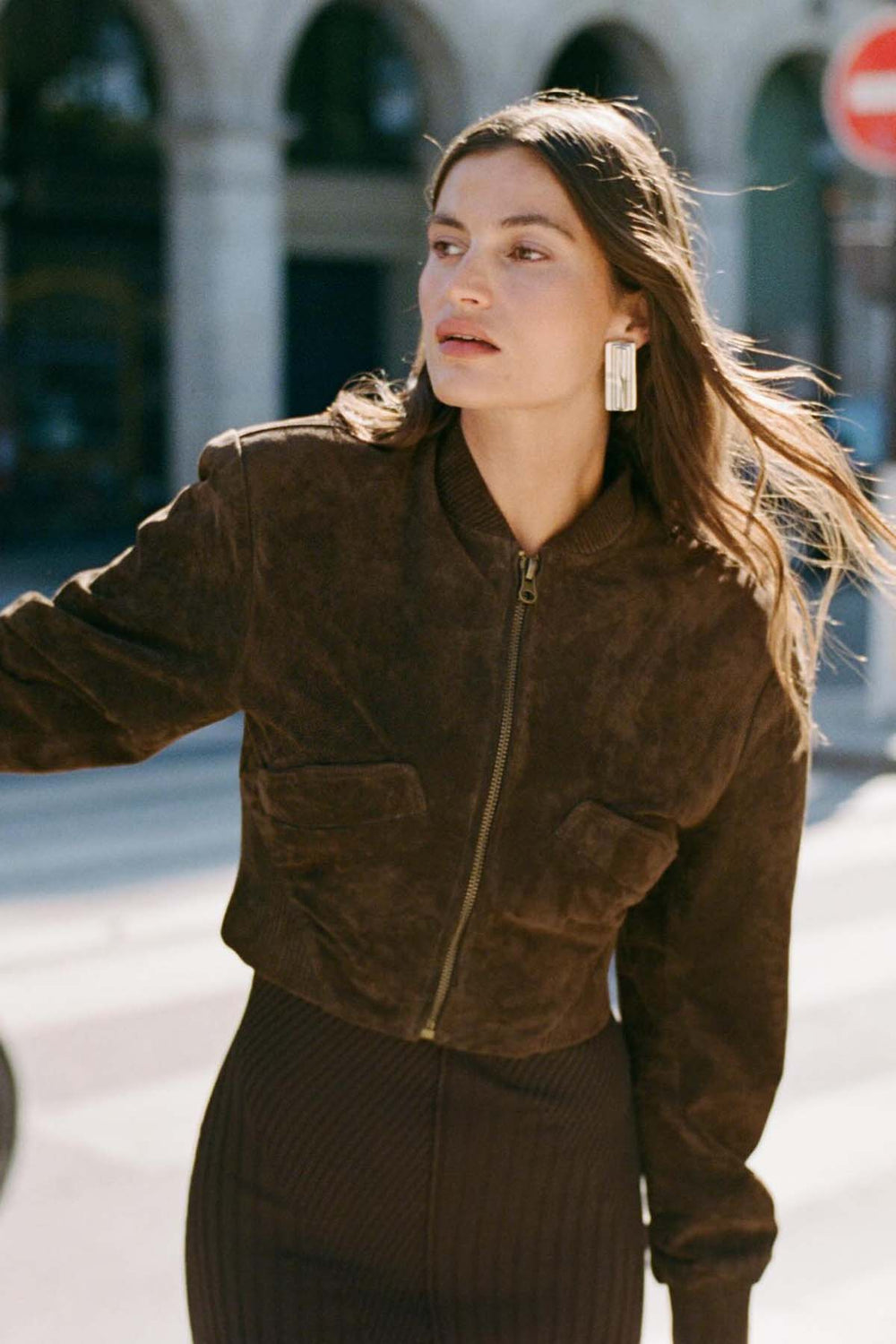 Brixen cropped jacket