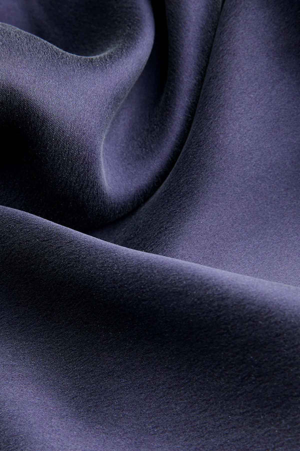 Silk Wrap Midi Dress