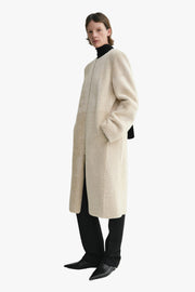 Zipped Teddy Shearling Coat