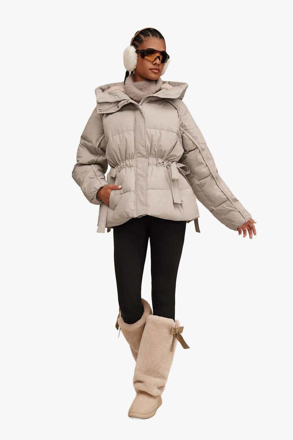 W Sheepskin SLim Band Earmuff