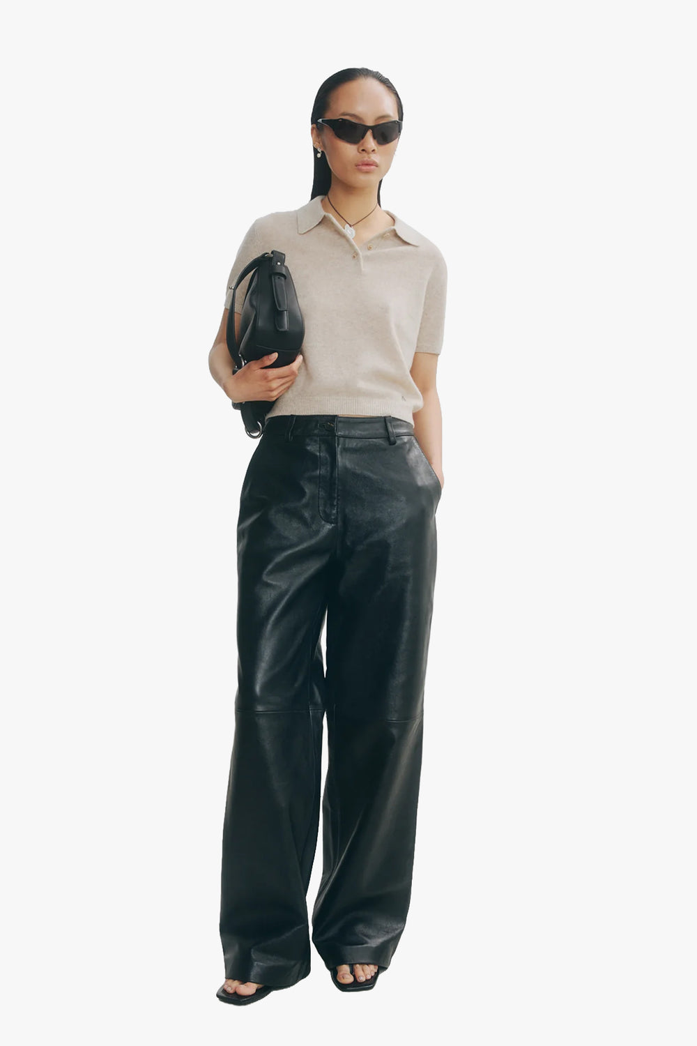 Cashmere Short Sleeve Polo