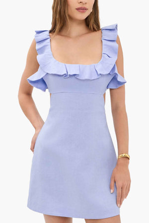 Indra Frilled Mini Dress
