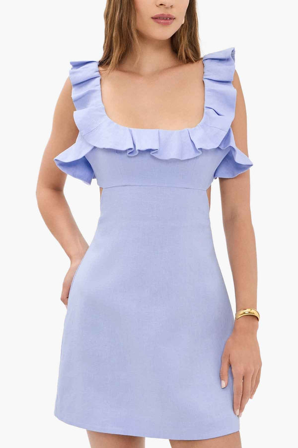 Indra Frilled Mini Dress