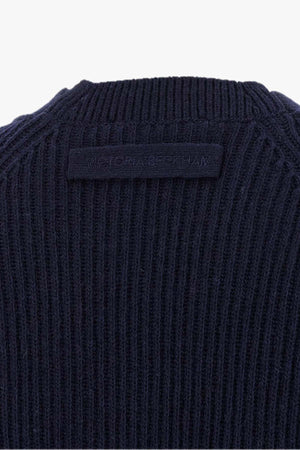 Stepped Hem V-neck Cardigan