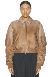 Bomber Jacket Furry Collar