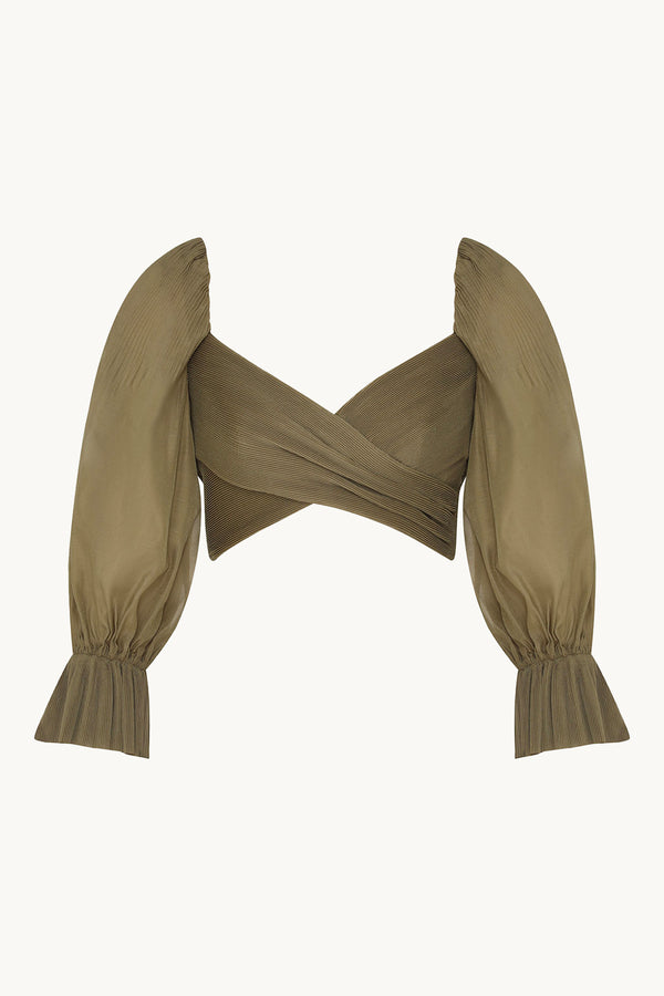 Pleated Bodice