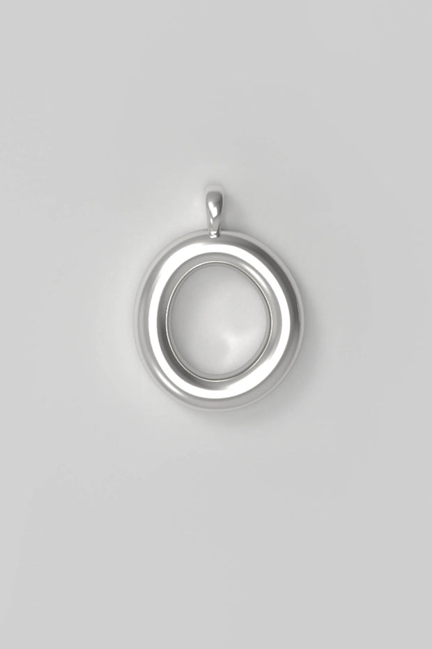 Letter charm Large O silver