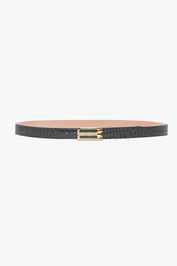 Regular Frame Belt Embossed Croco