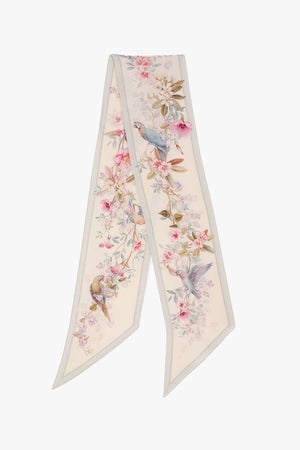 Printed Silk Neck Scarf