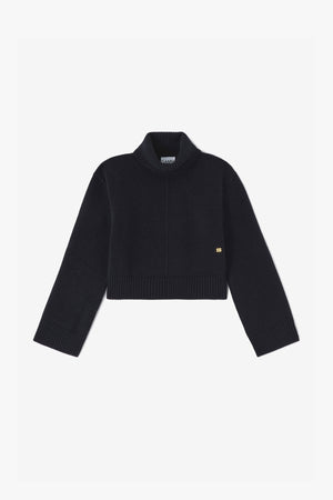 Compact Wool Turtleneck