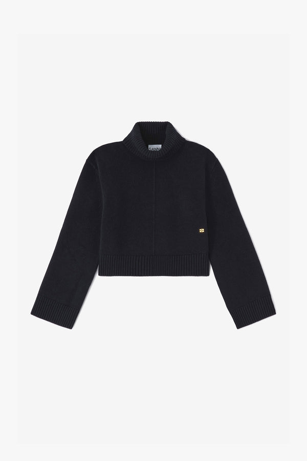 Compact Wool Turtleneck