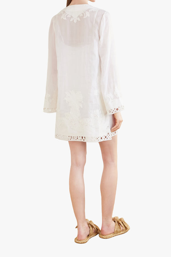 Indra Embroidered Tunic Dress