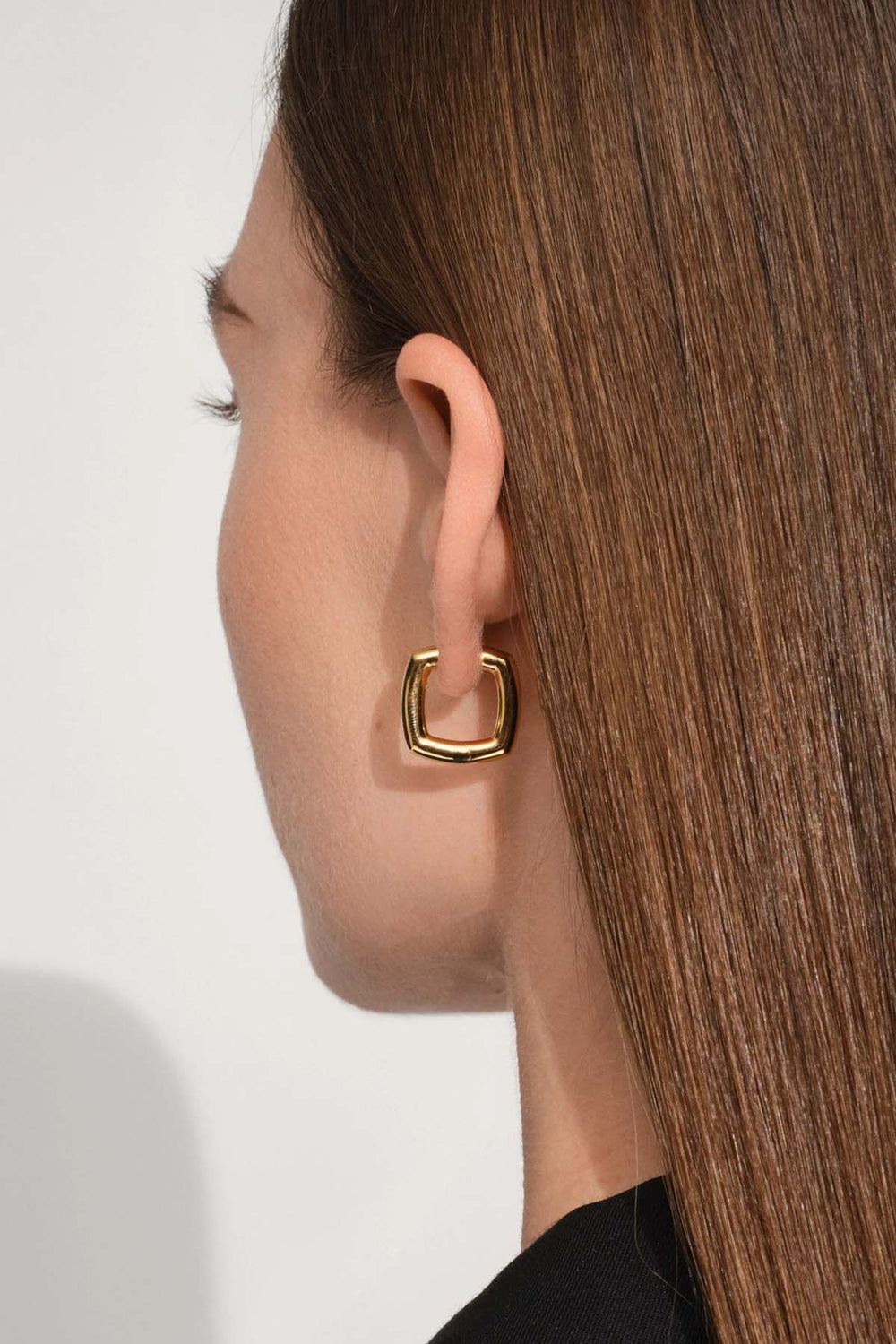 Frame Hoops Medium Gold