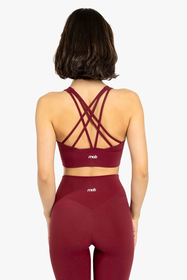 Strap bra Burgundy