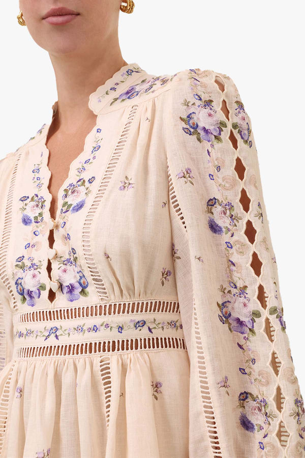 Patience Plunge Mini Dress