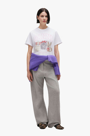 Basic Cotton Jersey Cute Animals