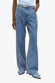 Shiny Weft Denim Izey