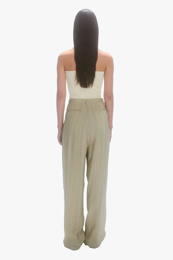 High Waist Tailored Trousers