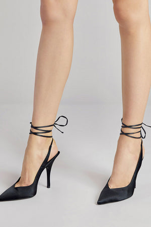 105mm Venus Slingback Satin