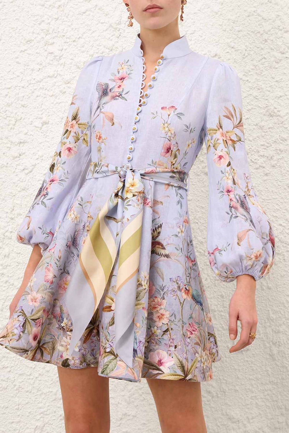 Rebellion Button Mini Dress