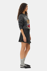 Graphic Wool Mix Bear Crewneck