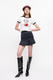 Heavy Fleece Mini Skirt