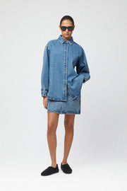 Salt Denim Skirt Stonewashed