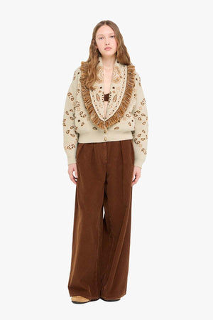 Bandana Jacquard Cardi Bomber Canvas Multi
