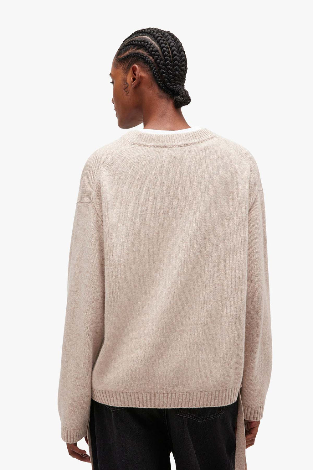 Future Wool Mix Oversized O-neck