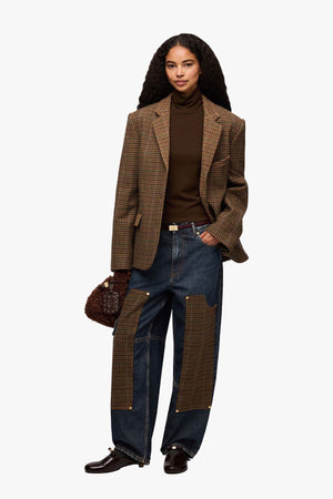 Single Wool Twill Blazer