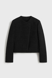 Cropped Boucle Jacket