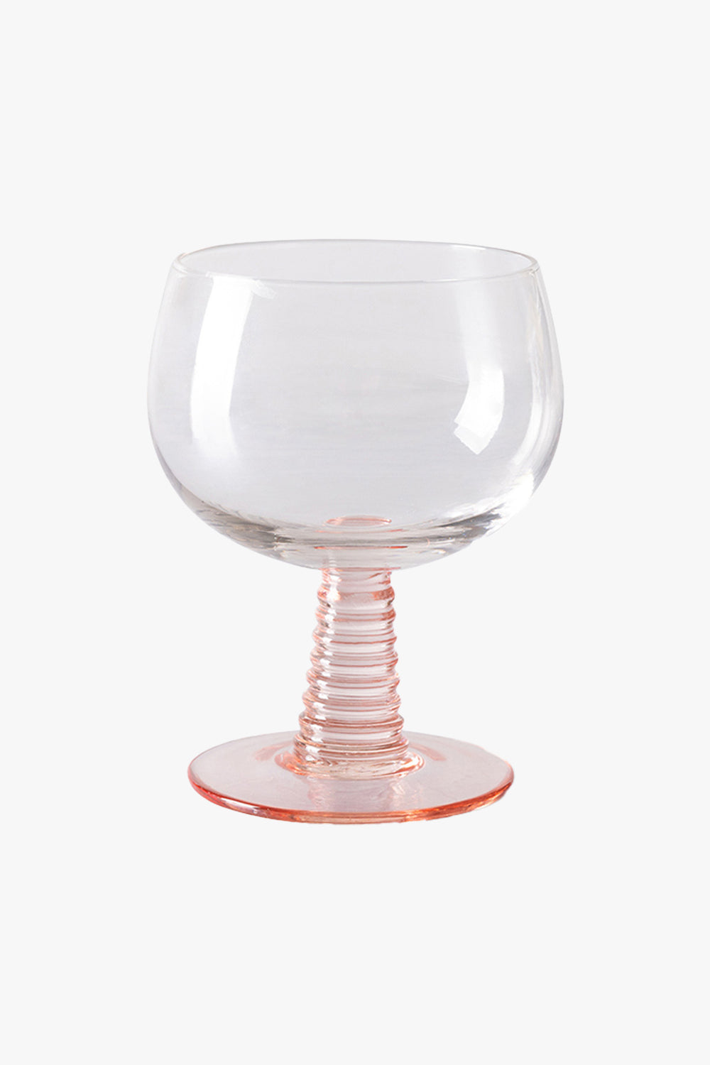 Swirl Wine Glass Low