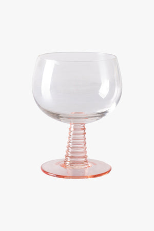 Swirl Wine Glass Low