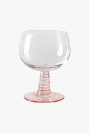 Swirl Wine Glass Low