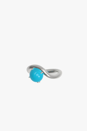 Band Ring I Turquoise Silver