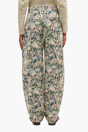 Printed Stretched Cotton Pants