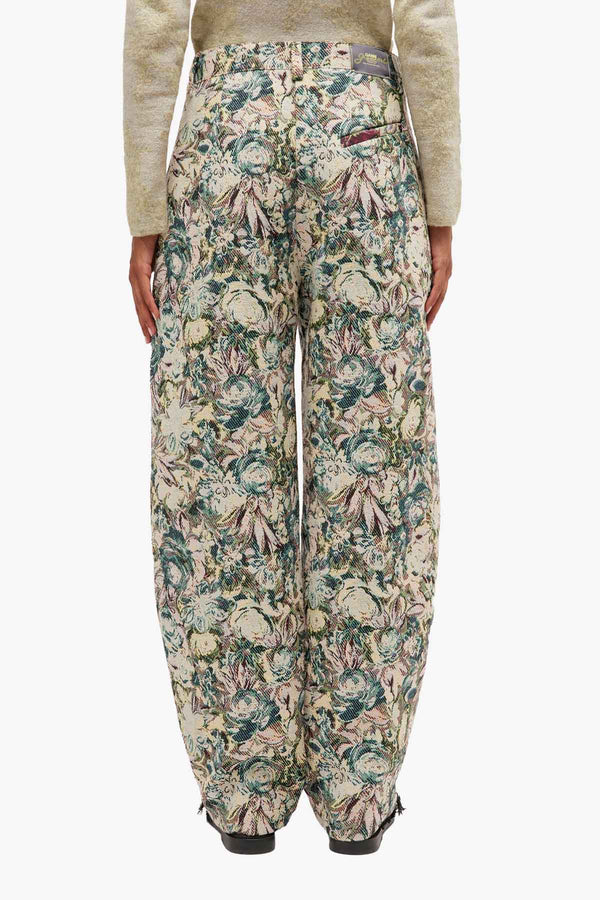 Printed Stretched Cotton Pants